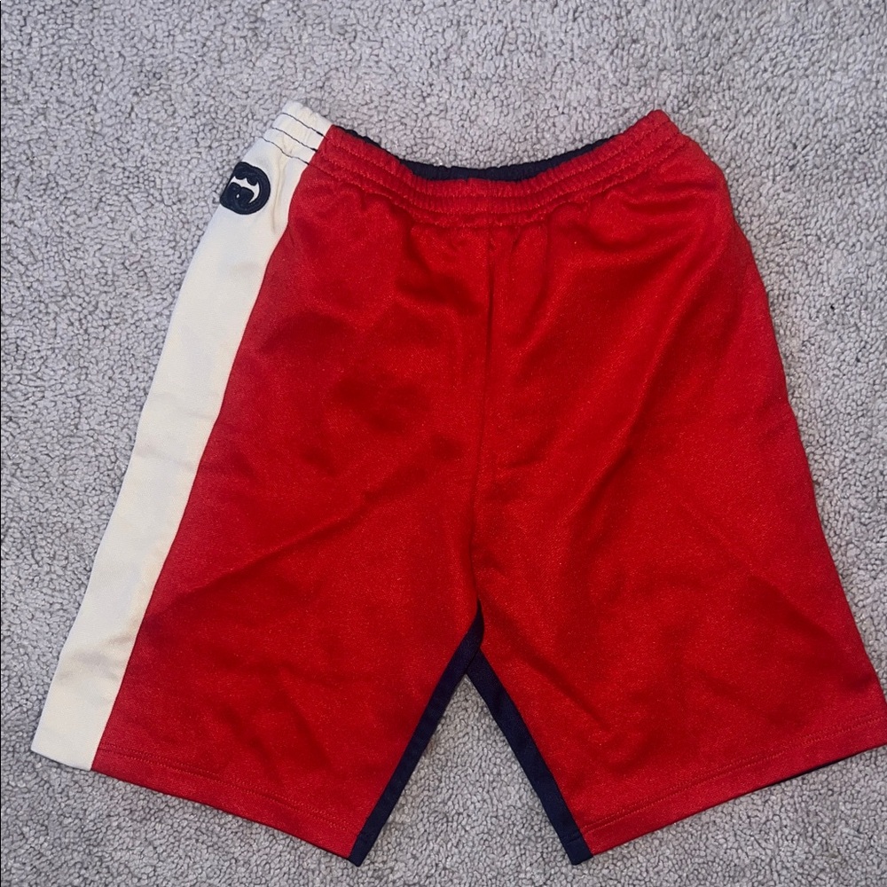 Gucci Kids Red and White Shorts